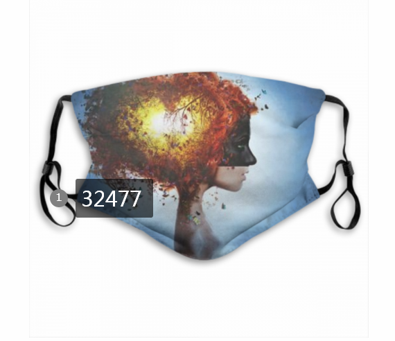 2020 #40 Dust mask with filter->nfl dust mask->Sports Accessory